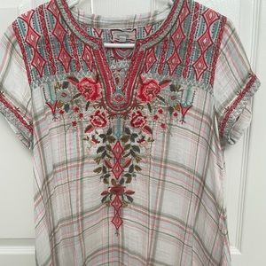 Johhny Was Workshop Top - Size M NWOT